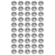 thumbnail image 3 of Tuercas, 50 piezas de tuercas hexagonales A2‑70, tuercas de rosca de acero inoxidable, kit surtido de tuercas hexagonales, materiales ecológicos, 3 of 8