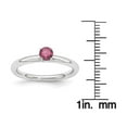 thumbnail image 3 of Rhodolite Garnet Sterling Silver Rhodium Ring, 3 of 6