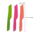 thumbnail image 2 of Cuchillo de plástico para fiestas, cortadores de pasteles, herramientas para cortar postres, cuchillos de chef, pan para niños, 6 piezas, 2 of 6