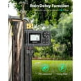 thumbnail image 6 of INSOMA Outdoor Garden Hose Faucet Timers 1-Zone, Programmable Water Sprinkler Timer with Rain Delay, Manual, Automatic Drip Irrigation, 6 of 8