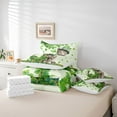 thumbnail image 6 of Feelyou Lucky Cat Animal Bedding Comforter Set 7pcs, Spring Shamrock Full Bedding Set, 6 of 8
