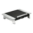 thumbnail image 1 of Fellowes Office Suites Standard Monitor Riser Plus - Support pour Ordinateur Portable Ou Écran LCD - Noir, Argent, 1 of 7