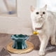 thumbnail image 4 of Cuencos elevados de cerámica para gatos, cuencos elevados para comida o agua, sin estrés, prevención de reflujo, aptos para lavavajillas y microondas, sin plomo ni cadmio, 4 of 5