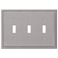 thumbnail image 1 of Placa de pared Amerelle 77TTTBN Metro Line 3 con palanca de metal fundido, 1 of 4