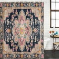 thumbnail image 3 of Vintage Boho Waterproof Fabric Shower Curtain,Middle Century Western Geometric Abstract Art Waterproof Fabric Shower Curtain for Bathroom Curtains Bathtubs Shower Curtains with 12 Hooks Stall 54x78in, 3 of 8
