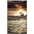 thumbnail image 2 of Desert Gopi Cracked Drought Land - African Landscape Canvas Art Print, 2 of 3