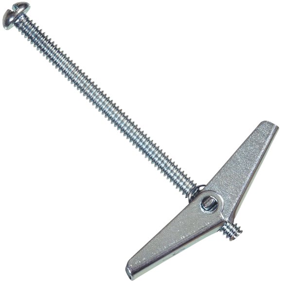 Snapin Toggle Bolts, 1/8 x 3 In., 15-Pk. - 41422