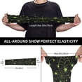 thumbnail image 2 of Sun Protection Arm Sleeves for Men Women, halloween green spiderweb cobweb Sleeves to Cover Arms with Thumb Hole Cooling Sleeve, 2 of 6