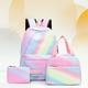 thumbnail image 2 of Bolsa Tie Dye Ink Mochila Estudiante Adolescentes Escuela Bookbag Lunch Box (Rainbow Pink) Ehuebsd Para Estrenar, 2 of 7