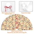 thumbnail image 4 of Sikiie Cute Cats 4 30-48 inches {designName} Print Christmas Tree Skirt Snowman Xmas Tree Skirt with Edge Christmas Decorations for Holiday Party36", 4 of 7