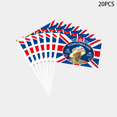 thumbnail image 1 of 20 banderas de jubileo de la Reina Isabel Plat-inum, 5,5x8,3 pulgadas, bandera ondeante con la mano de UnionJack para Sa Majestad la Reina, 70 aniversario, fiesta en la calle, recuerdo, celebración, d, 1 of 2