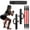 Red, variant on Ueasy Vertical Jump Trainer with Resistance Bands, Ankle Straps & Waist Belt - for Boxing, Basketball, Football Training (60LB-150LB Options)