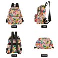 thumbnail image 4 of FORMRS Mini Backpack Purse for Women Travel Daypack Casual Shoulder Bag, Pink Colorful Circles, 4 of 7