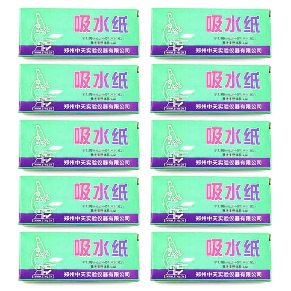Laboratory Filter Paper Strips Biochemical Experiment Absorbent Paper for Science Experiment Chemistry Classroom