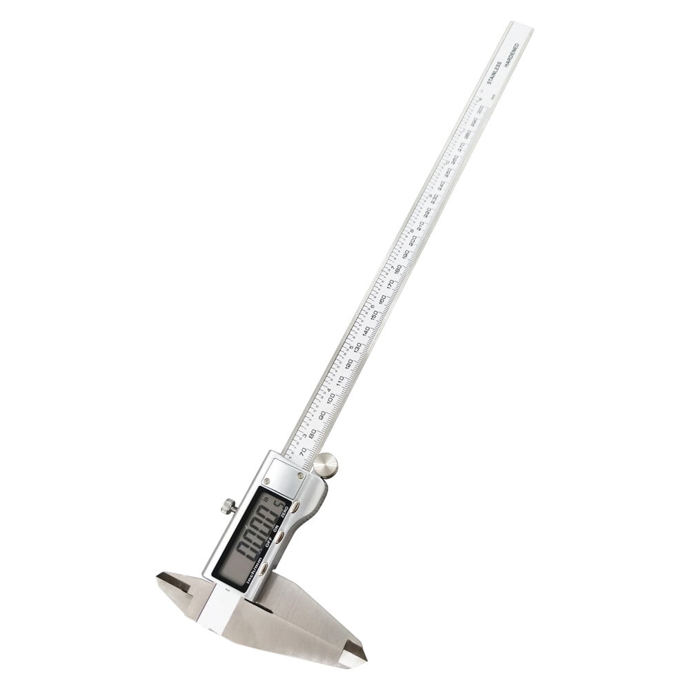 Digital Display Electronic Vernier Caliper 12" Stainless Steel Measuring Tool 300mm
