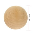 thumbnail image 4 of ITSELFER Unfinished Wooden Ball Decorative Wooden Ball Diy Painting Balls Blank Ball, 4 of 6