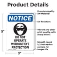 thumbnail image 2 of (2 Pack) Do Not Operate Without Sign, 2 of 7