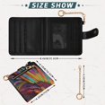 thumbnail image 3 of Small Wallet For Women Bifold Leather Pocket Coin Credit Card Holder With RFID Blocking Horse with Headdress, 3 of 6