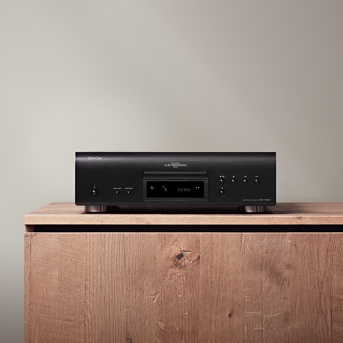 Denon DCD-1700NE CD/SACD Player with Advanced AL32 Processing Plus (Black)