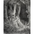 thumbnail image 2 of Engraving By Gustave Dore 1832-1883 French Artist And Illustrator For Inferno By Dante Alighieri Canto I Lines 1 And 2 1, 2 of 2