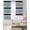 Navy blue, gray, turquoise, variant on Grey Navy Blue Striped Black Out Curtains 72 Inch Long, Light Blocking Drapes with Black Liner, Farmhouse Stripes Modern Abstract Art Blackout Curtains for Bedroom Living Room 52"x72" 2 Panels