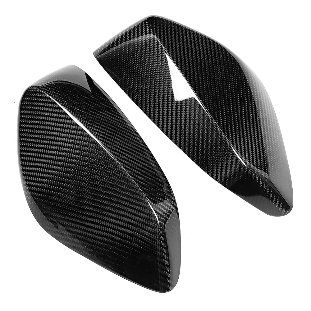 Kritne Rearview Mirror Cap,Side Mirror Cover Trim,Pair Carbon Fiber