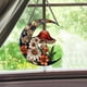 thumbnail image 5 of Decoración de ventana con setas Adorno acrílico colgante | Arte mural de la seta de la mosca creciente | Tema celeste de la naturaleza | 15x15cm | 1 pieza de regalo decorativo, 5 of 7