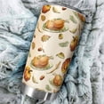 thumbnail image 5 of Thanksgiving Turkey Maple Pumpkin Tumbler Stainless Steel Travel Mug Vacuum Insulated with Lid Thermal Cup Gifts Turkey-3 20oz, 5 of 5