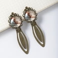 thumbnail image 4 of Marbled Elegant Vintage Copper-Colored Lace Bookmarks - Stainless Steel Reading Accessories for Book Lovers, Set of 2, 4 of 5