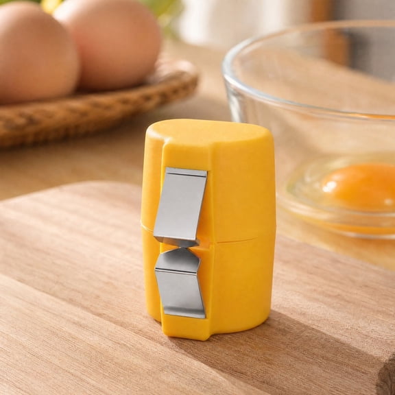 Egg Peeler Portable Tool for Hard Boiled Prep with Crack and Peel Design Handheld Shell Opener Measures 2.56 Inches Wide by 2.83 High Suited to Removing Cooked Eggshells at Home or Camp