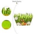 thumbnail image 5 of SDJMa Felt Easter Basket, Bunny Flower Grass Easter Candy Bowl for Spring Easter Party Home Kitchen Dining Table Centerpiece, 5 of 9