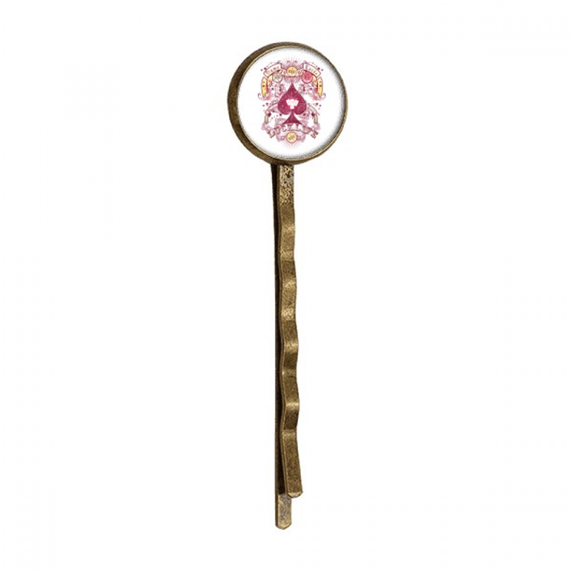 Patron de juego naipes fichas utensilios EsES Broche de metal retro