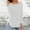 White, variant on Women's Long Sleeve T Shirt Round Neck Side Split Basic Solid Tunic Tops Casual 2025 Fall Fashion Loose Dressy Work Clothes