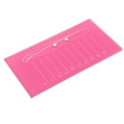 Eyelash Board Acrylic Magnetic Tweezers to and Glue Supplies Pallet Force Tray (rose Red) Extension