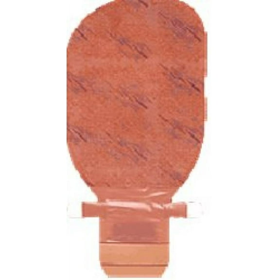 Assura EasiClose Colostomy Pouch, Two-Piece System, 10-1/4 Inch Length, 50 mm Flange, Drainable, Red Code, 10 Count