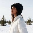 thumbnail image 6 of SYMOID Womens Fuzzy Speckled Bucket Hat – Plush Knit Winter Hat for Cold Weather, Stretchy Warm Beanie Hats,Size Free Size, 6 of 6