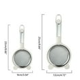thumbnail image 2 of Hariumiu Mesh Filter Strainer Mesh Filter Kitchen Fine Mesh Strainer with Plastic Handle Food Grade Baking Flour Sifter Tool Infant Food Colander for Kitchen, 2 of 11