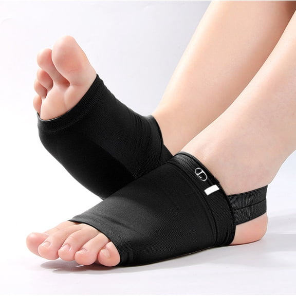 RUNDRAW Adjustable Strap Open Toe Ankle Compression Sleeve Breathable Foot Support Wrap