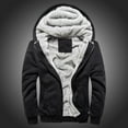 thumbnail image 2 of 50 off Azrian Mens Hoodie Winter Warm Fleece Zipper Sweater Jacket Outwear Coat Black Xl, 2 of 4