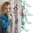 thumbnail image 3 of Blackout Kids Curtains,Pink Halloween Ghosts Childrens Insulated Curtains Set Of 2,Bedroom Essentials,Toddler Room Decor 52"x84", 3 of 5