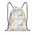 thumbnail image 1 of Fotbe Zebra Colourful Bolsa Mochila con Cordón Estampada, Bolsa de Gimnasio Deportiva, Bolsa Cinch, Bolsa con Cordón para Hombres y Mujeres-Small, 1 of 6