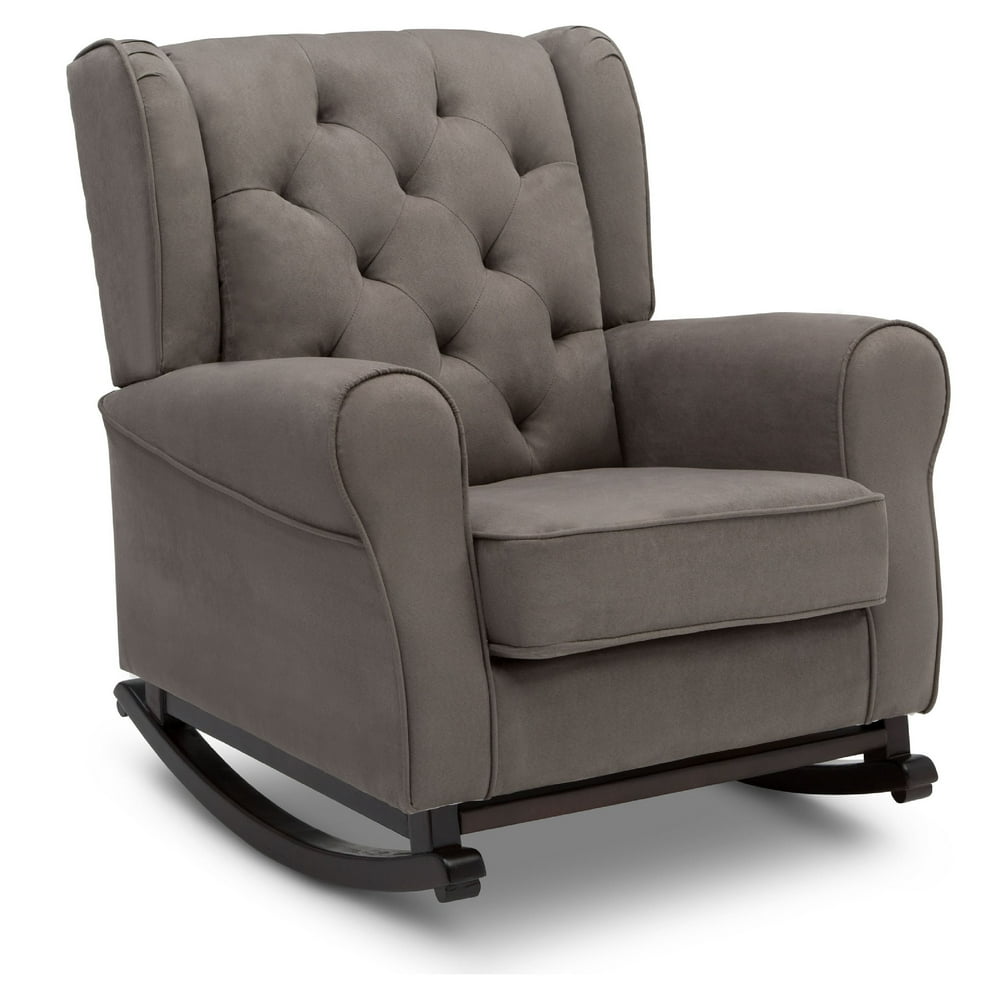 Delta Children Emma Nursery Rocking Chair, Graphite - Walmart.com - Walmart.com