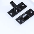 thumbnail image 4 of MERRYHAPY Heavy Duty Stainless Steel Sliding Door Lock with Right Angle Latch, Black Finish, Security Hardware, 4 of 7