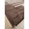 thumbnail image 5 of EORC AK10BN8X10 Hand-Knotted Wool Art Deco Rug, 8' x 10', Brown Area Rug, 5 of 5