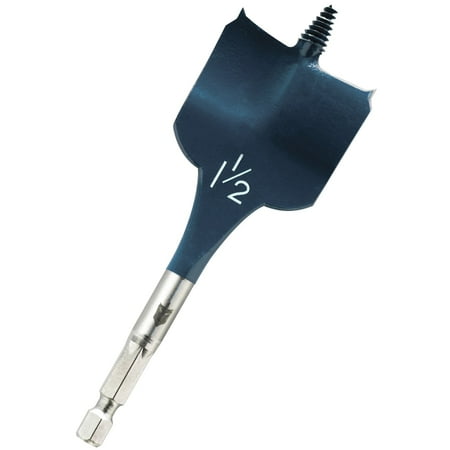 UPC: 0000346388824 | Bosch Daredevil 1-1/2 in. X 4 in. L High Carbon Steel Spade Bit Hex Shank 1 pc