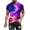 Multicolor, variant on Crewneck Tunic Shirt for Men Starry Sky Print Short Sleeve Graphic Tops Men Tee Shirts Sale