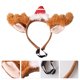 thumbnail image 5 of 1 unidad de diadema de Navidad para mascotas, diadema de cuernos de reno, disfraz de Navidad para mascotas, 5 of 8