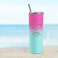thumbnail image 3 of Nurse Gifts For Women Personalized 20oz Custom Skinny Wine Tumbler With Name Job Title And Date Nurse Practitioner Gifts Nurse Graduation Retirement Christmas Presents Travel Cup With Straw, 3 of 6