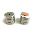 thumbnail image 3 of Neodymium Disc Hole Magnet, 1.425 in x 0.3 in Strong Earth Round Industrial Magnets with 0.15 in Countersunk Hole, 12 lbs Powerful Pull Force, 10 Pack, 3 of 7