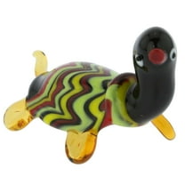 GlassOfVenice Murano Glass Festooned Turtle